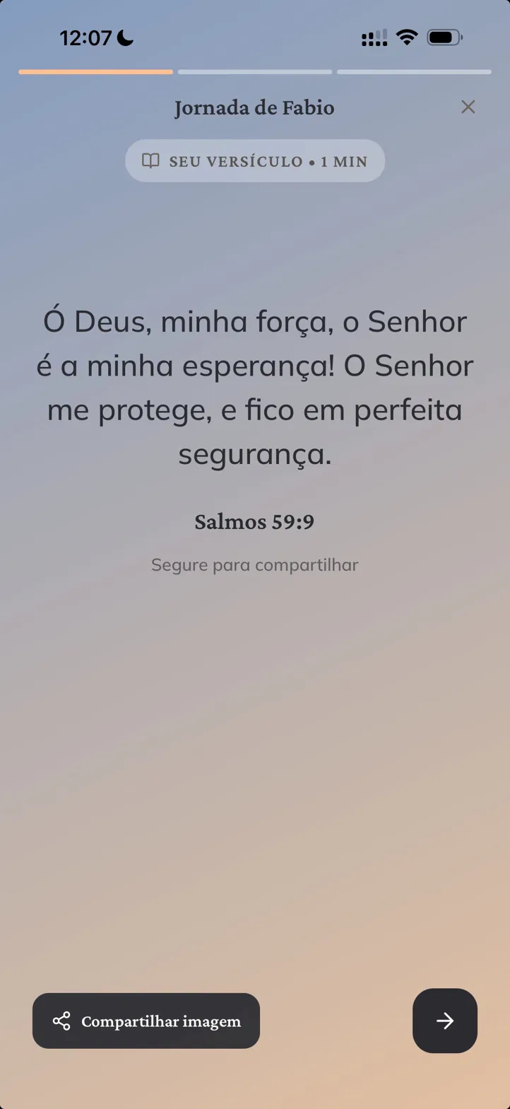 Versículo do dia